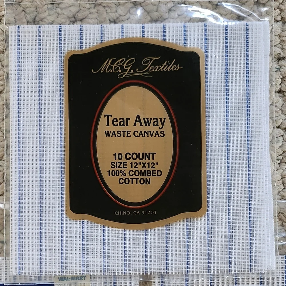 Lot of 3 MCG Textiles Tear Away Canvas  12